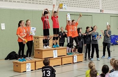 Sigerehrung: Volleyball Jugend U12 gewinnt in Ostbevern